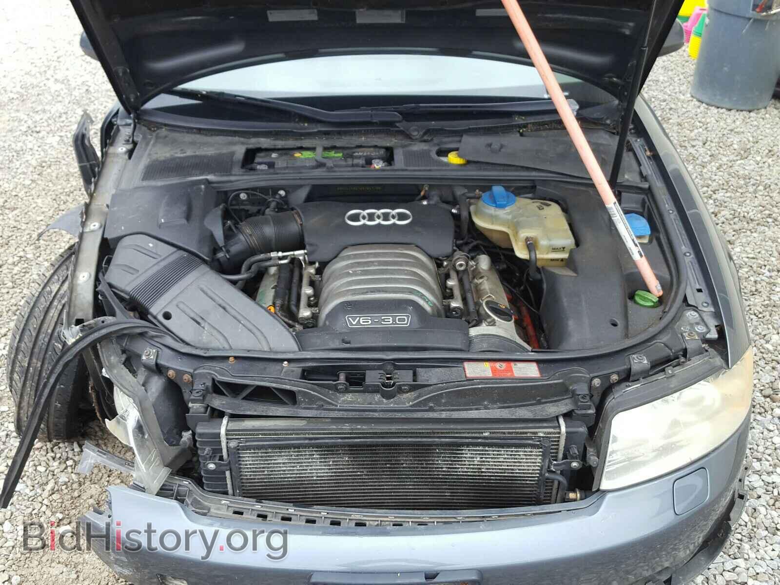 2002 AUDI A4 - VIN: WAULT68E12A154119 - Фото 7