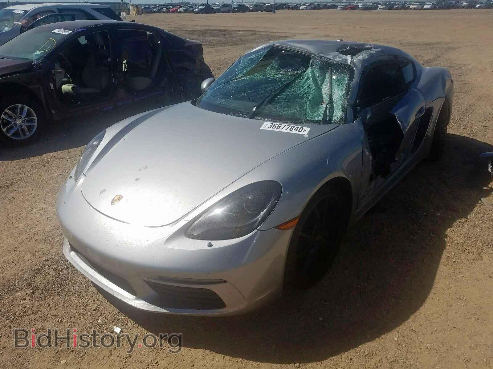 2018 PORSCHE CAYMAN - VIN: WP0AA2A81JK261399 - Фото 2