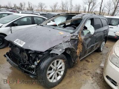 2015 Dodge DURANGO SXT, gray — VIN 1C4RDJAG6FC223339, Copart