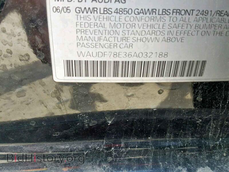 2006 Audi A4 (VIN WAUDF78E36A032188) — photo 10 of 10