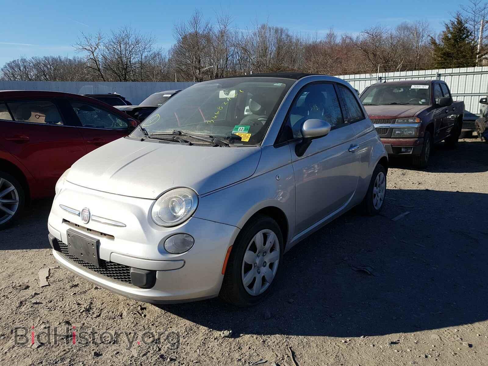 2012 FIAT 500 - VIN: 3C3CFFDR5CT120413 - Фото 2