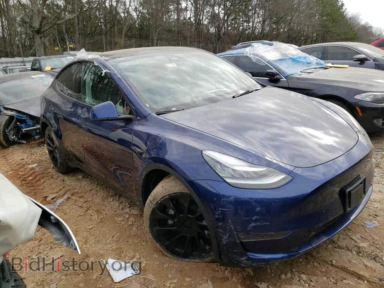 2022 TESLA MODEL Y - VIN: 7SAYGDEE8NF386009 - Фото 4