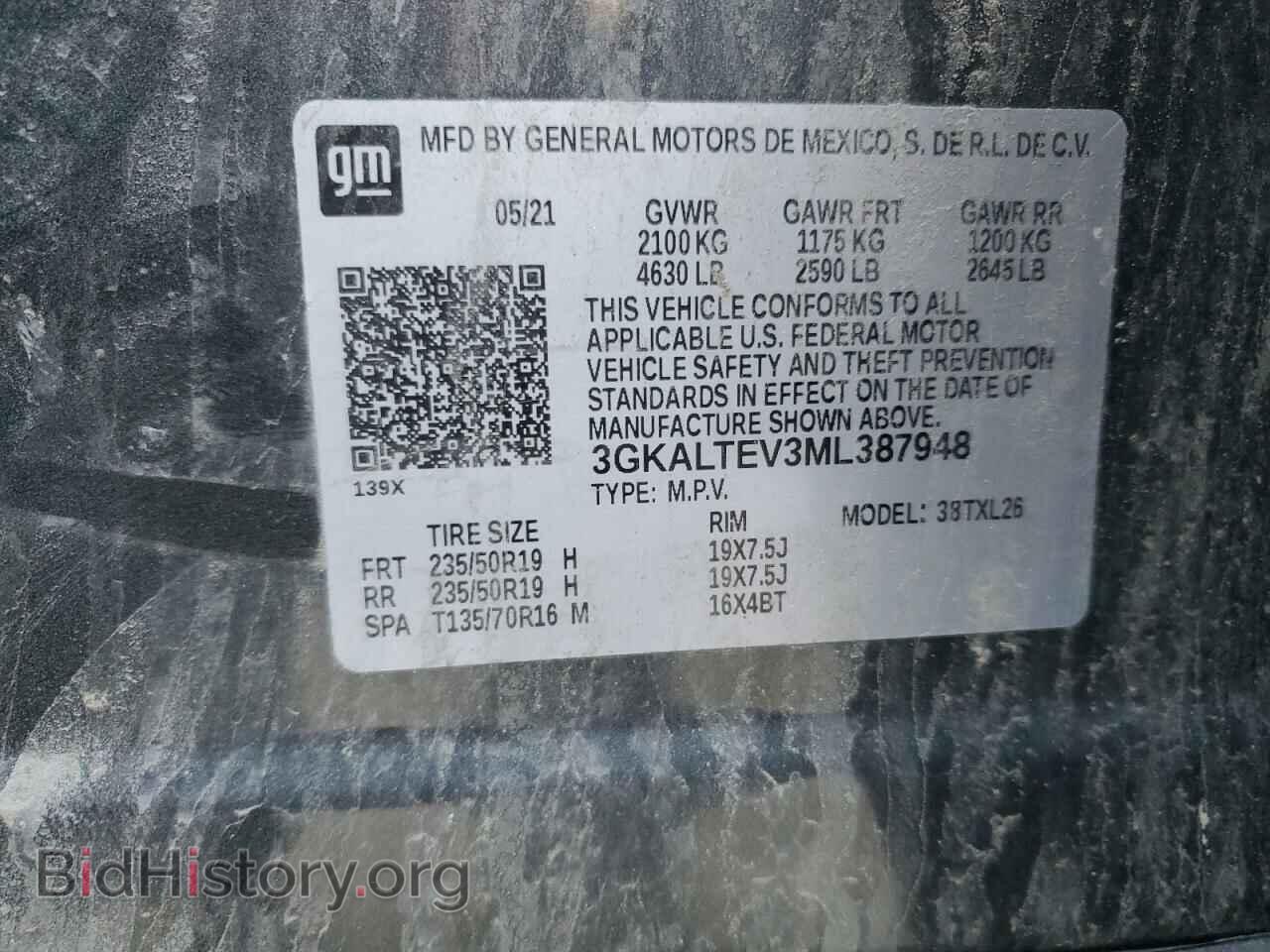 2021 GMC TERRAIN - VIN: 3GKALTEV3ML387948 - Фото 12