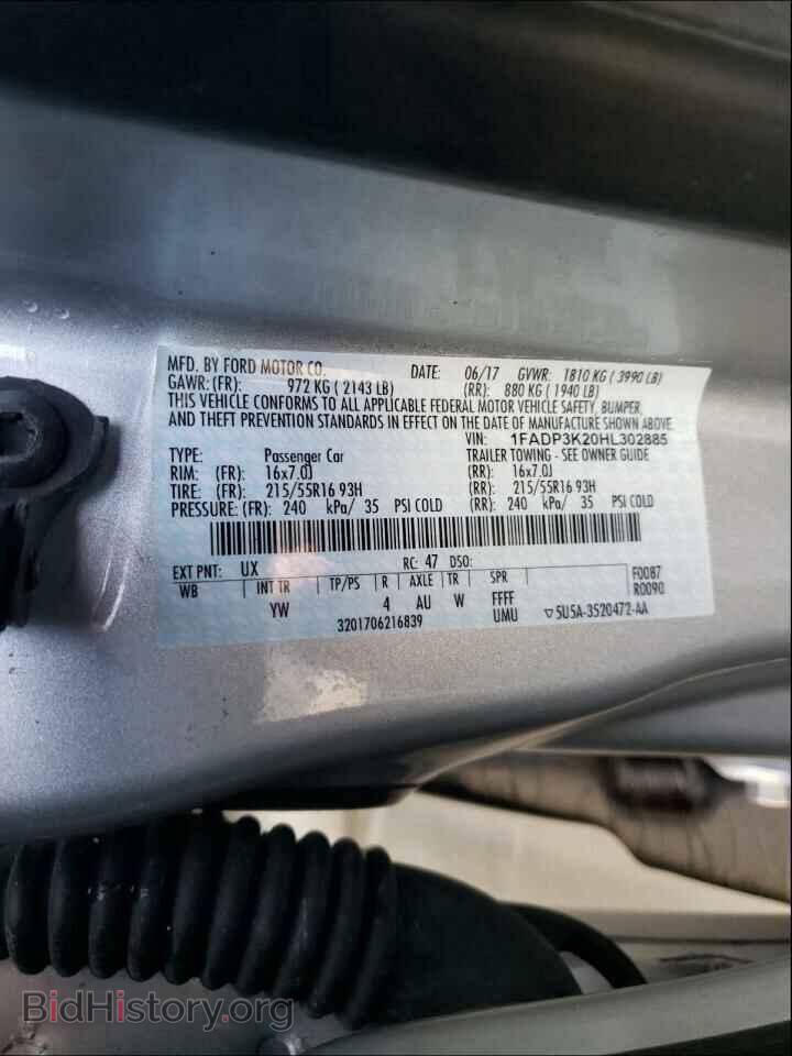 2017 FORD FOCUS - VIN: 1FADP3K20HL302885 - Photo 10