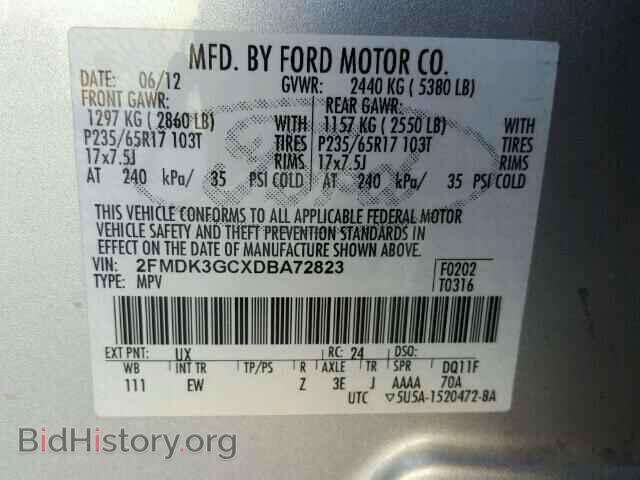 2013 FORD EDGE - VIN: 2FMDK3GCXDBA72823 - Photo 10