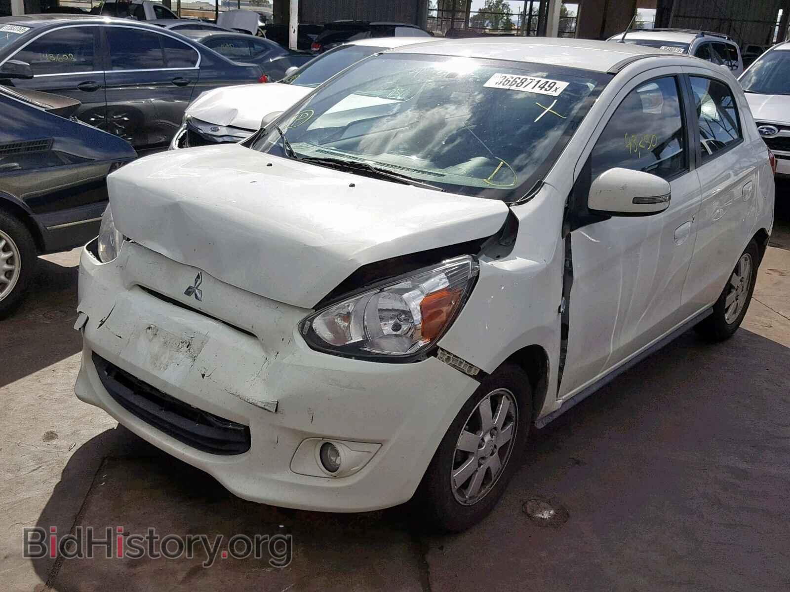 2015 MITSUBISHI MIRAGE - VIN: ML32A4HJ0FH010342 - Фото 2