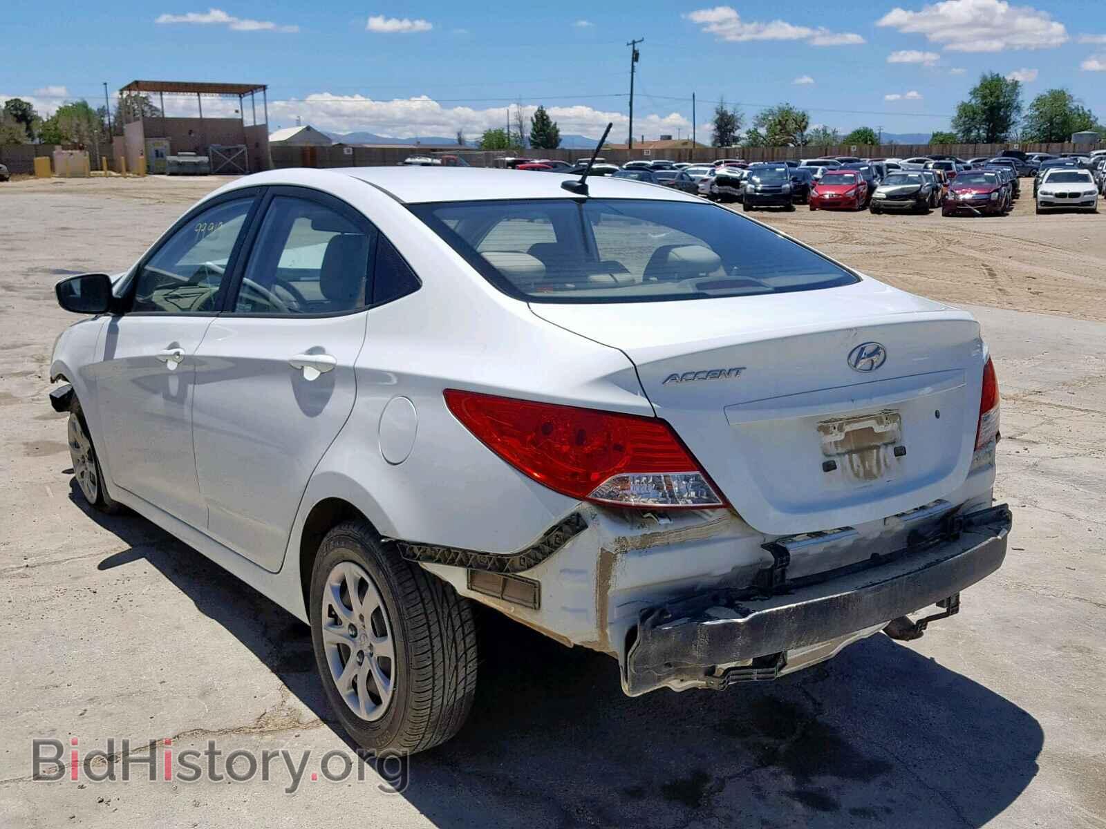 2013 HYUNDAI ACCENT - VIN: KMHCT4AE7DU321372 - Фото 3