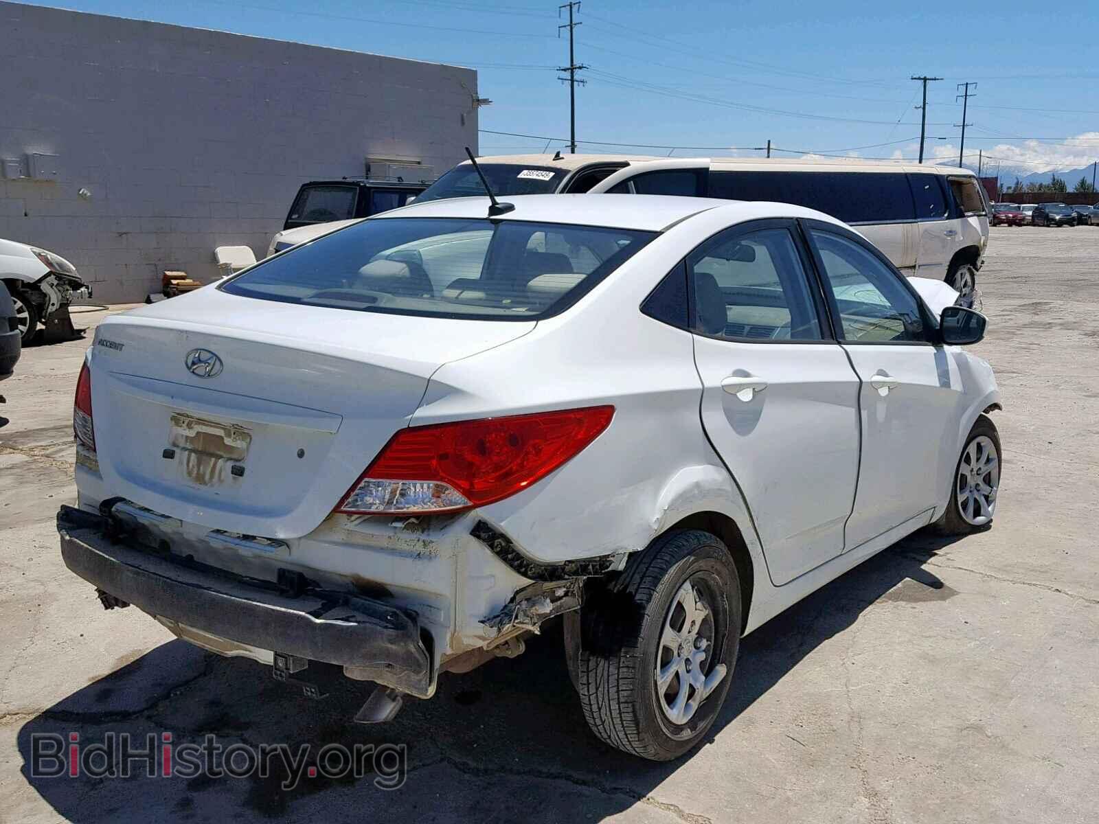 2013 HYUNDAI ACCENT - VIN: KMHCT4AE7DU321372 - Фото 4