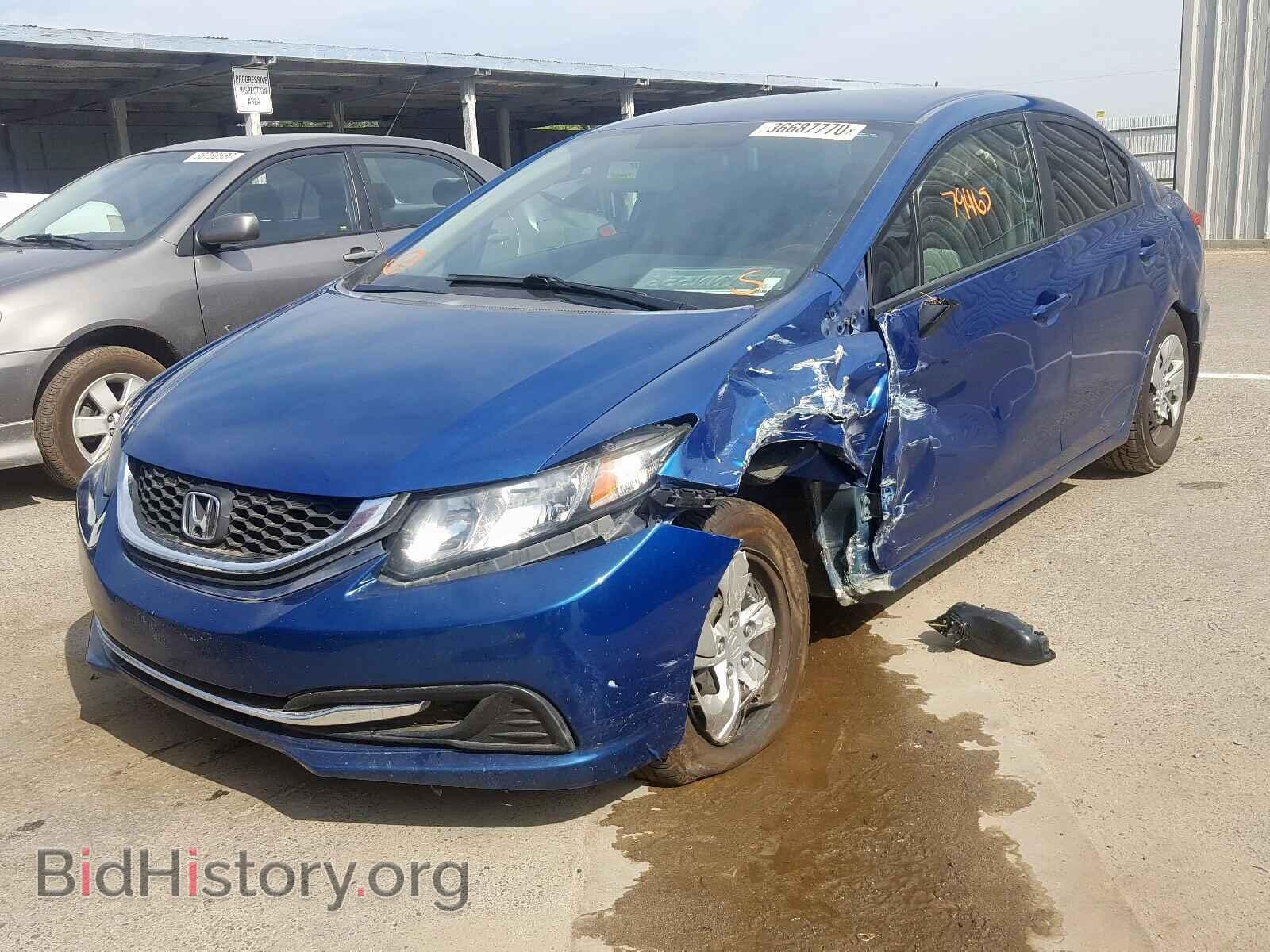 2014 HONDA CIVIC - VIN: 19XFB2F55EE007656 - Фото 2