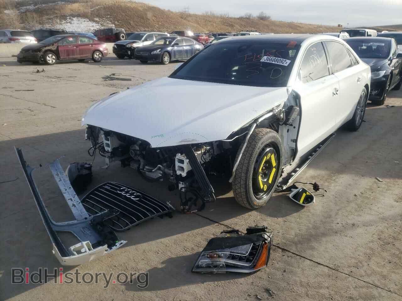 2014 AUDI A8 - VIN: WAUR2AFDXEN003724 - Фото 2