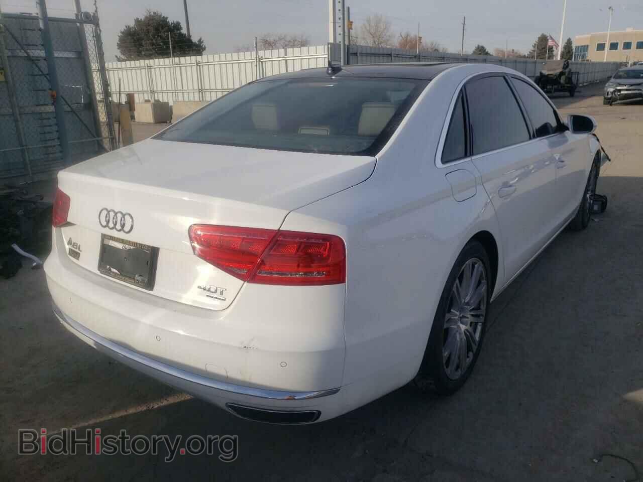 2014 AUDI A8 - VIN: WAUR2AFDXEN003724 - Фото 4