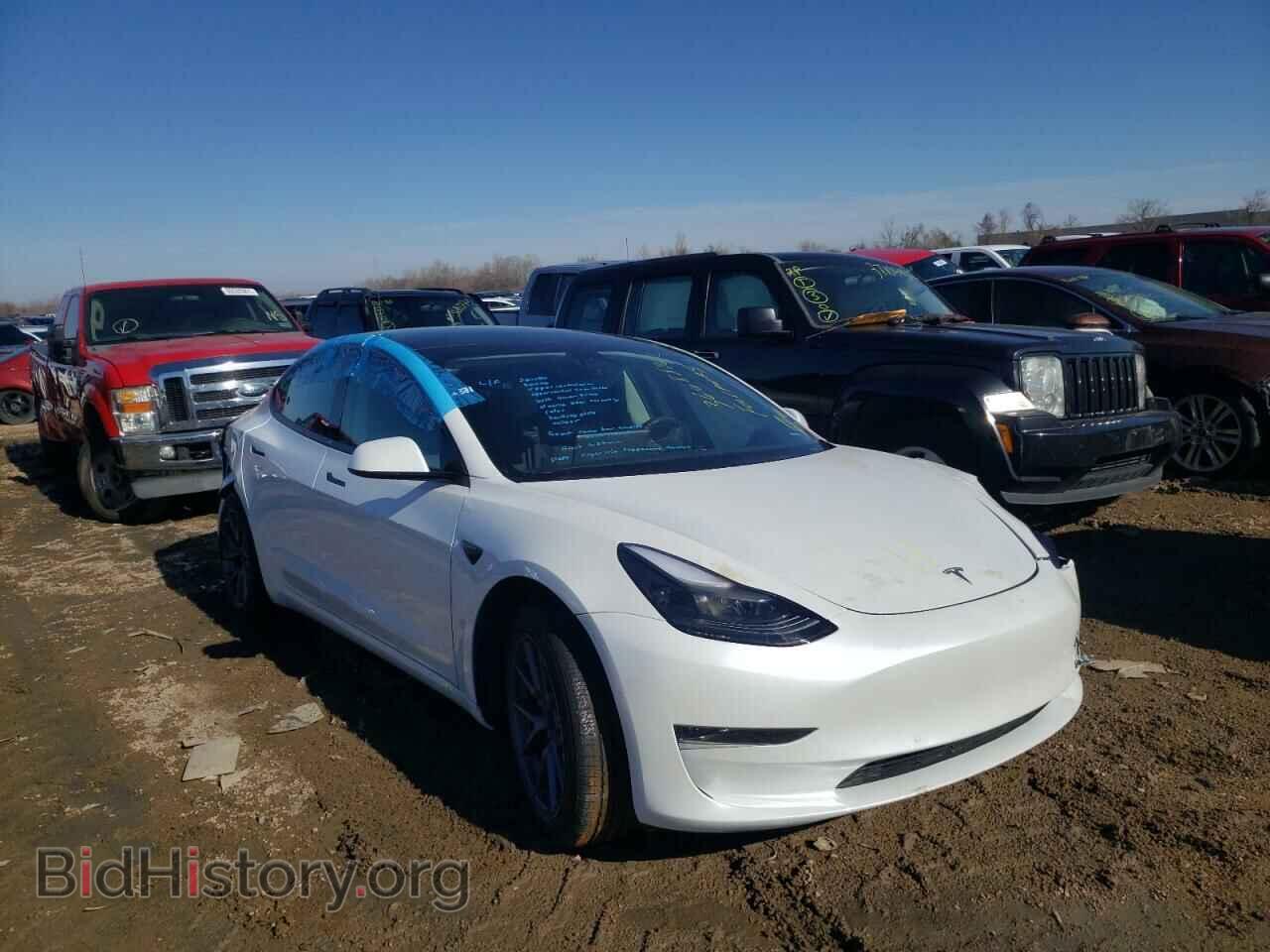 Photo 5YJ3E1EA5MF919697 - TESLA MODEL 3 2021