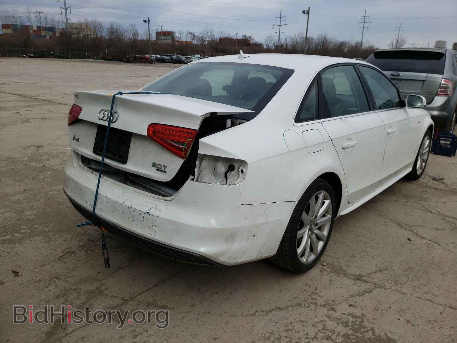 2014 AUDI A4 - VIN: WAUBFAFL9EN030782 - Photo 4