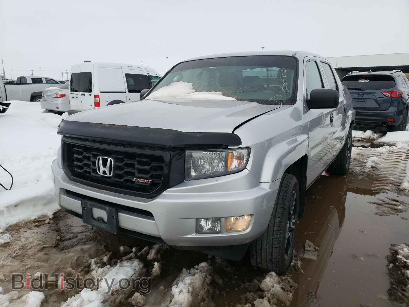 2013 HONDA RIDGELINE - VIN: 5FPYK1F77DB016072 - Фото 2