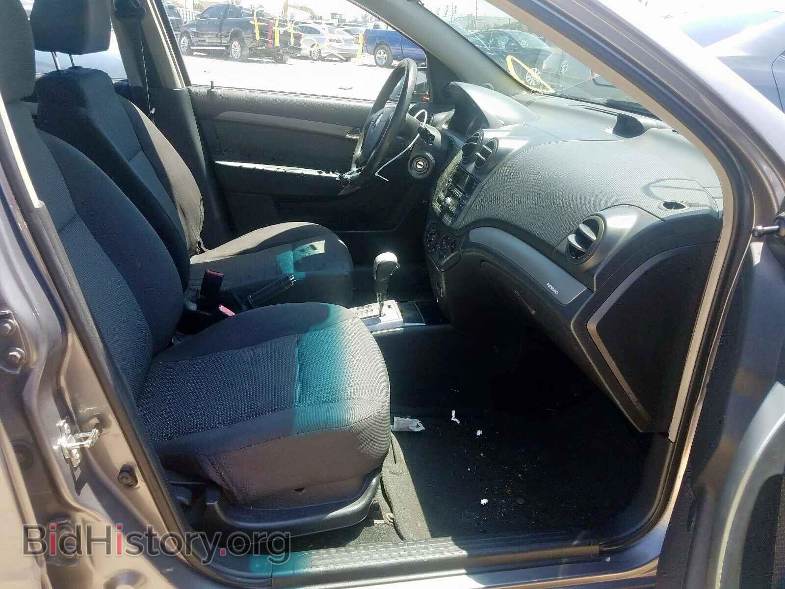 2009 CHEVROLET AVEO - VIN: KL1TD56E79B629300 - Фото 5