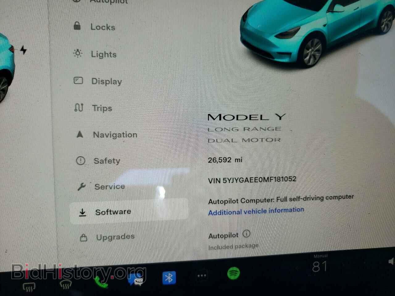 2021 TESLA MODEL Y - VIN: 5YJYGAEE0MF181052 - Фото 9