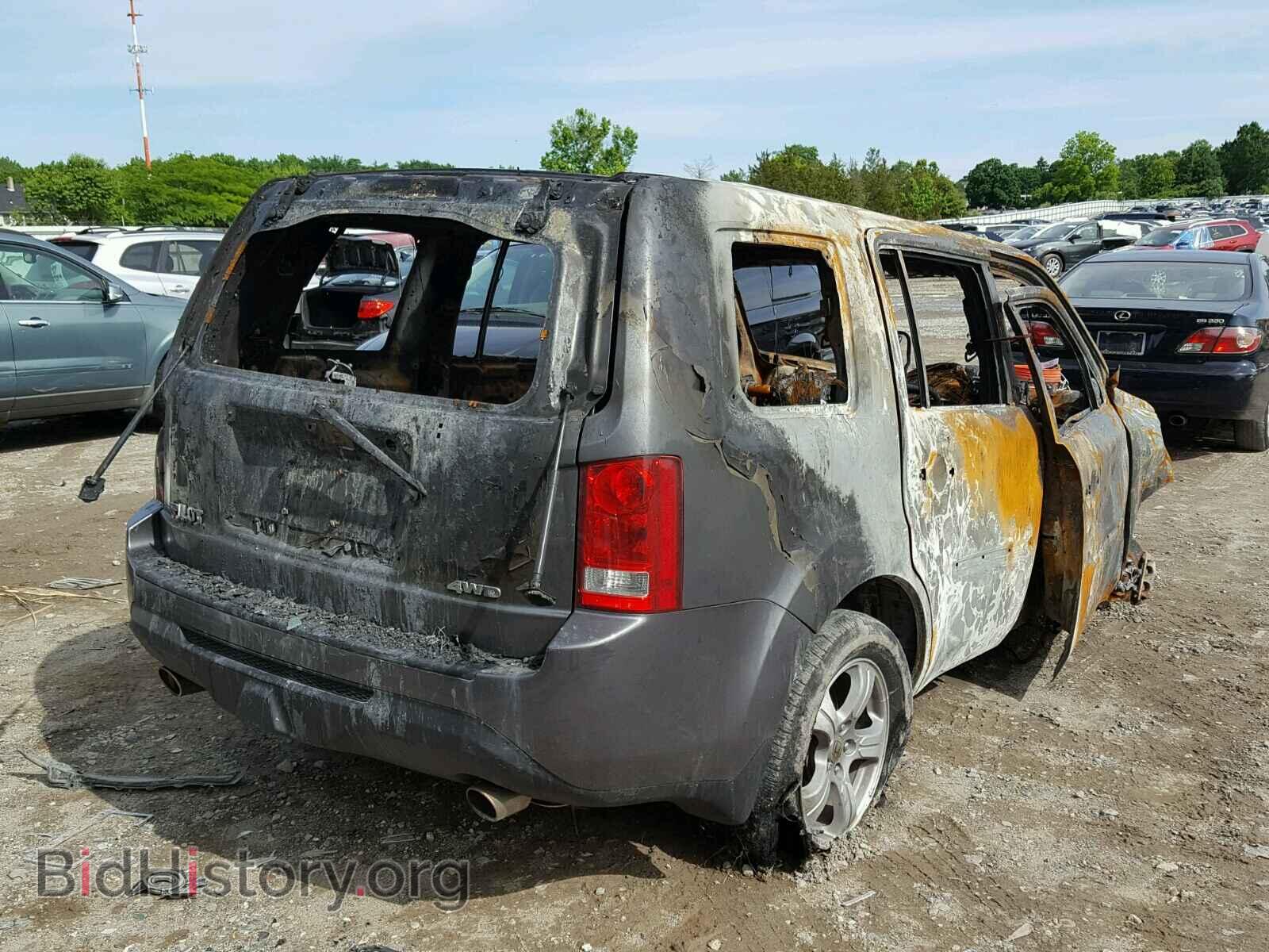 2014 HONDA PILOT EX - VIN: 5FNYF4H44EB050103 - Photo 4