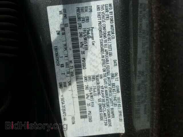 2012 FORD FOCUS - VIN: 1FAHP3E25CL467739 - Photo 10