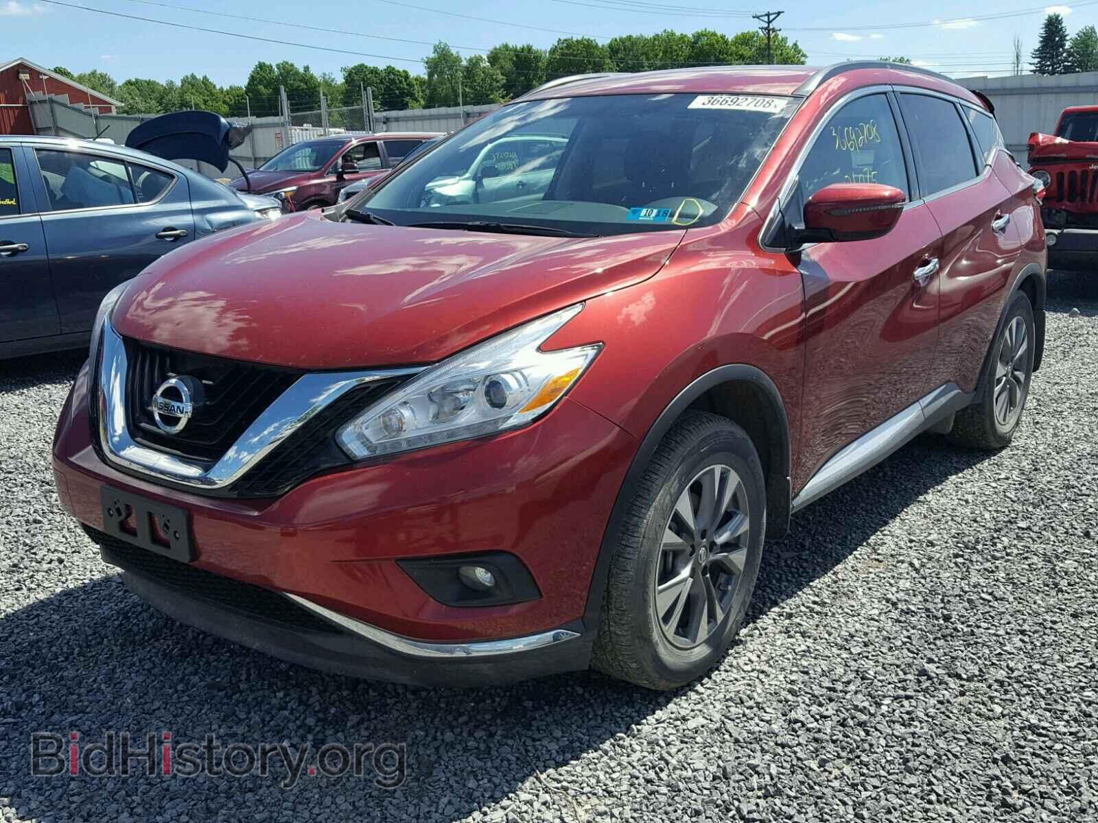 2016 NISSAN MURANO - VIN: 5N1AZ2MH7GN110901 - Фото 2