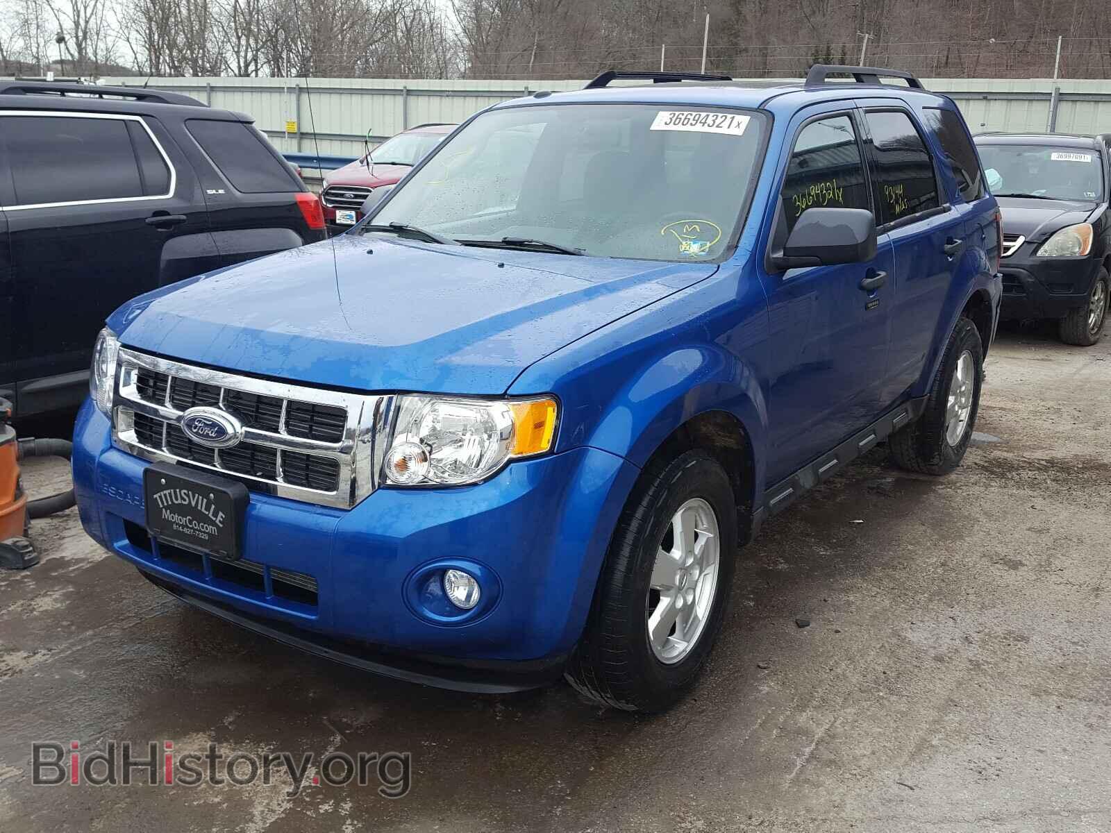 2011 FORD ESCAPE - VIN: 1FMCU9D73BKA20503 - Фото 2