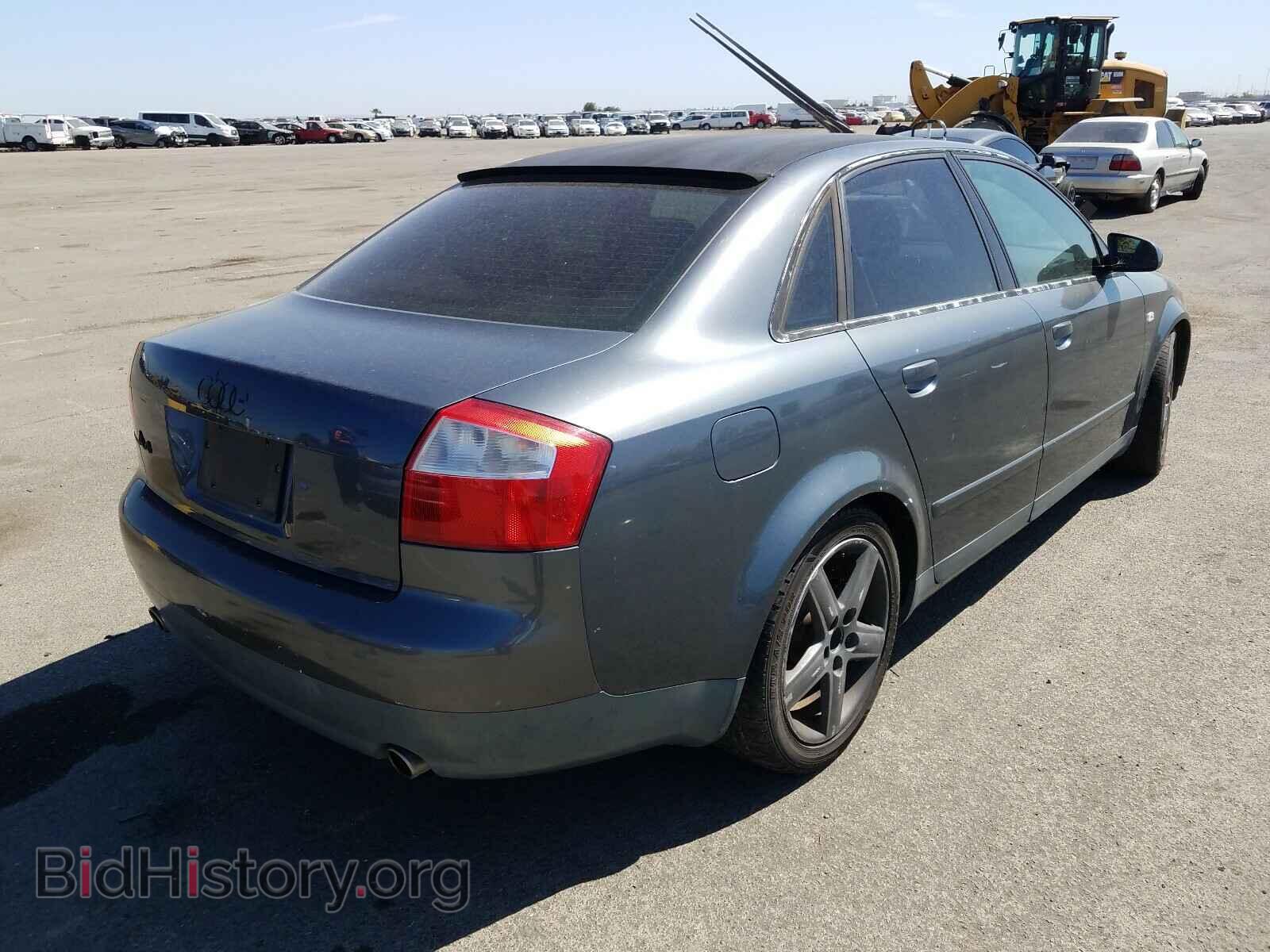 2002 AUDI A4 - VIN: WAULT68E22A123400 - Фото 4