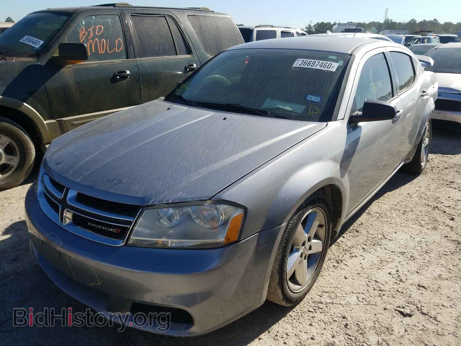 2014 DODGE AVENGER - VIN: 1C3CDZAB7EN111617 - Фото 2
