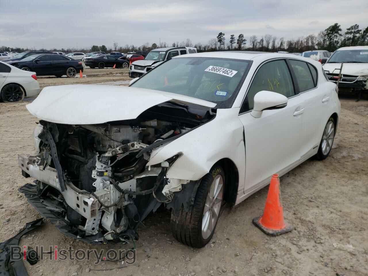 2012 LEXUS CT 200 - VIN: JTHKD5BH7C2098481 - Фото 2