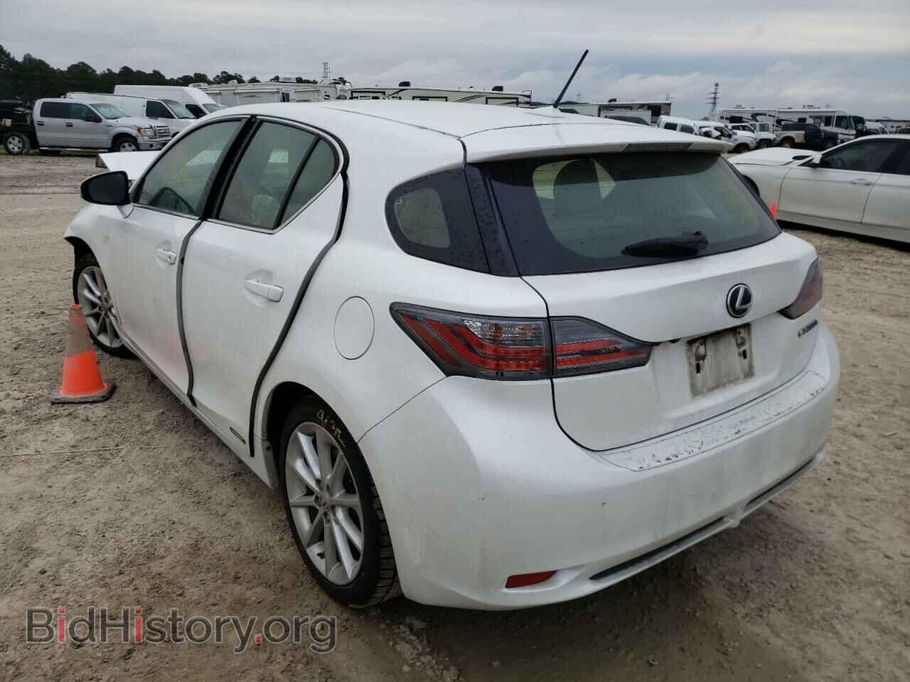 2012 LEXUS CT 200 - VIN: JTHKD5BH7C2098481 - Фото 3