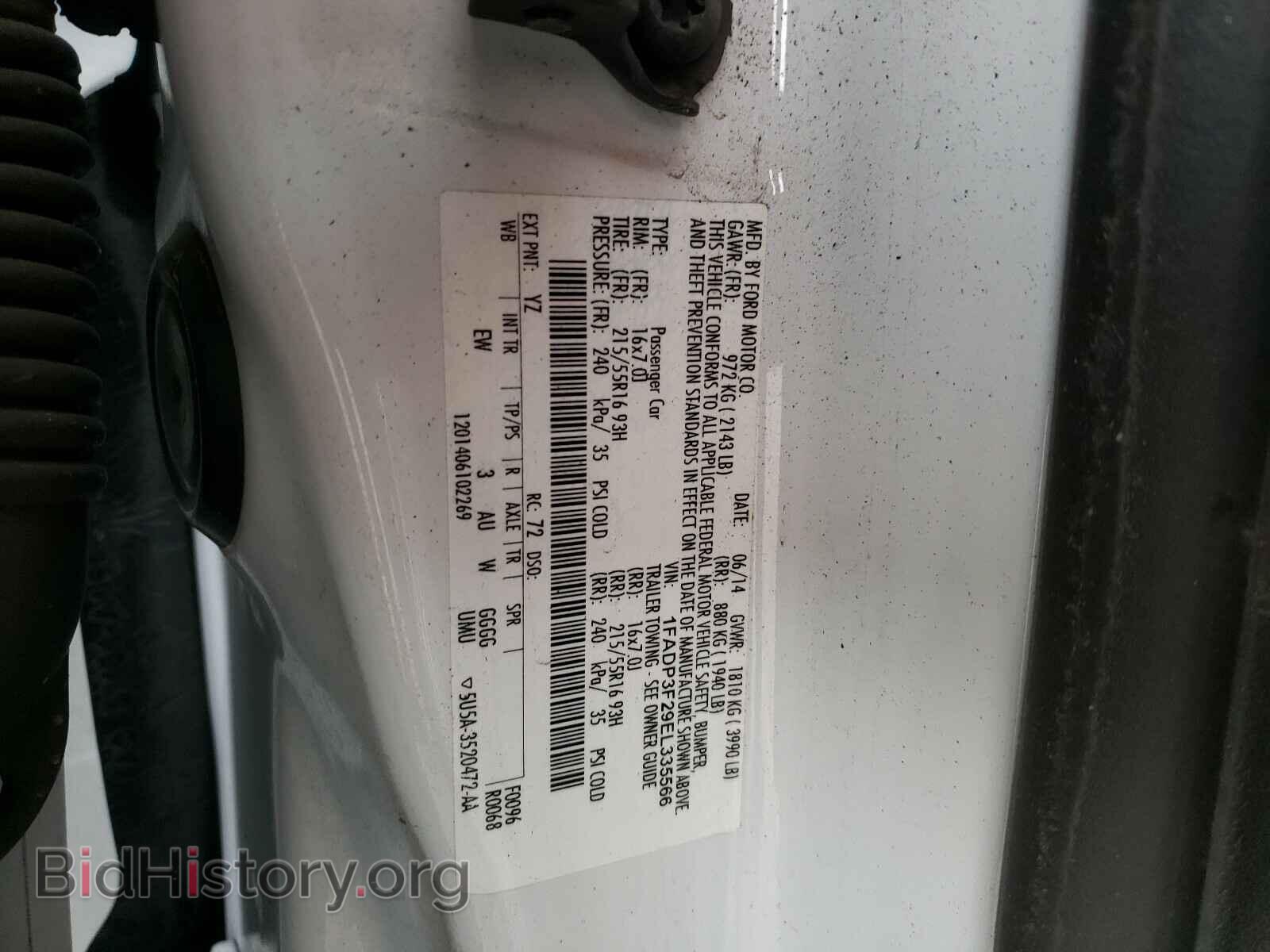 2014 FORD FOCUS - VIN: 1FADP3F29EL335566 - Photo 10