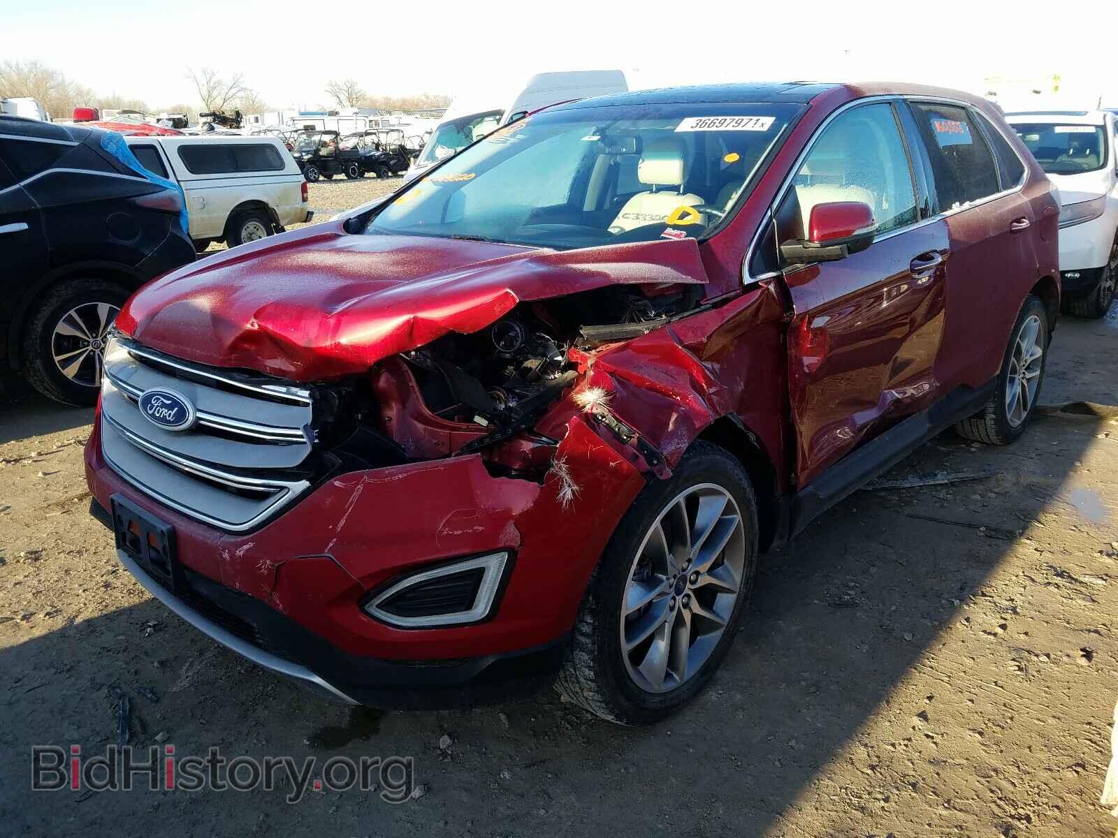 2015 FORD EDGE - VIN: 2FMTK3K99FBC33320 - Фото 2