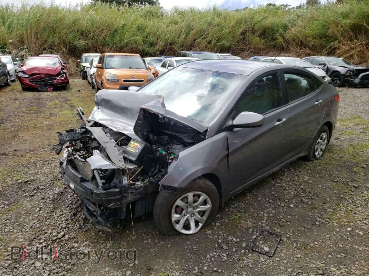 2014 HYUNDAI ACCENT - VIN: KMHCT4AE9EU605328 - Фото 2