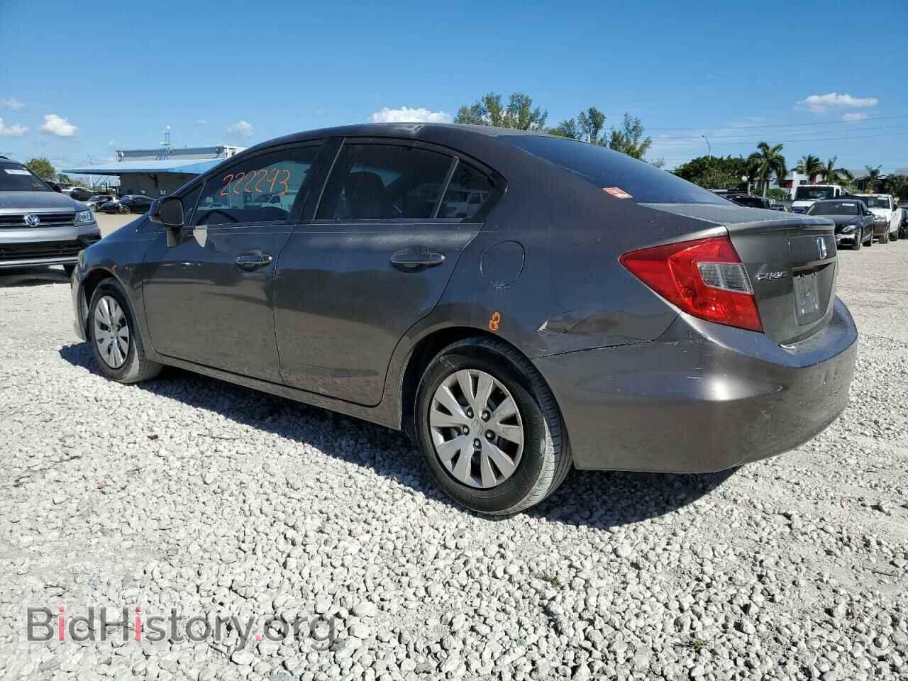 2012 HONDA CIVIC - VIN: 2HGFB2F54CH594502 - Фото 2