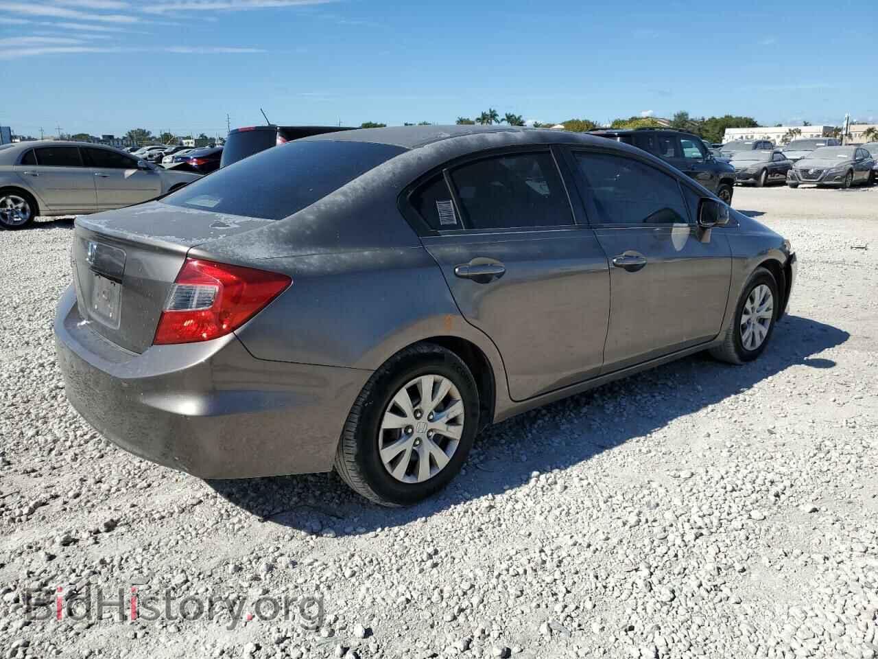 2012 HONDA CIVIC - VIN: 2HGFB2F54CH594502 - Фото 3