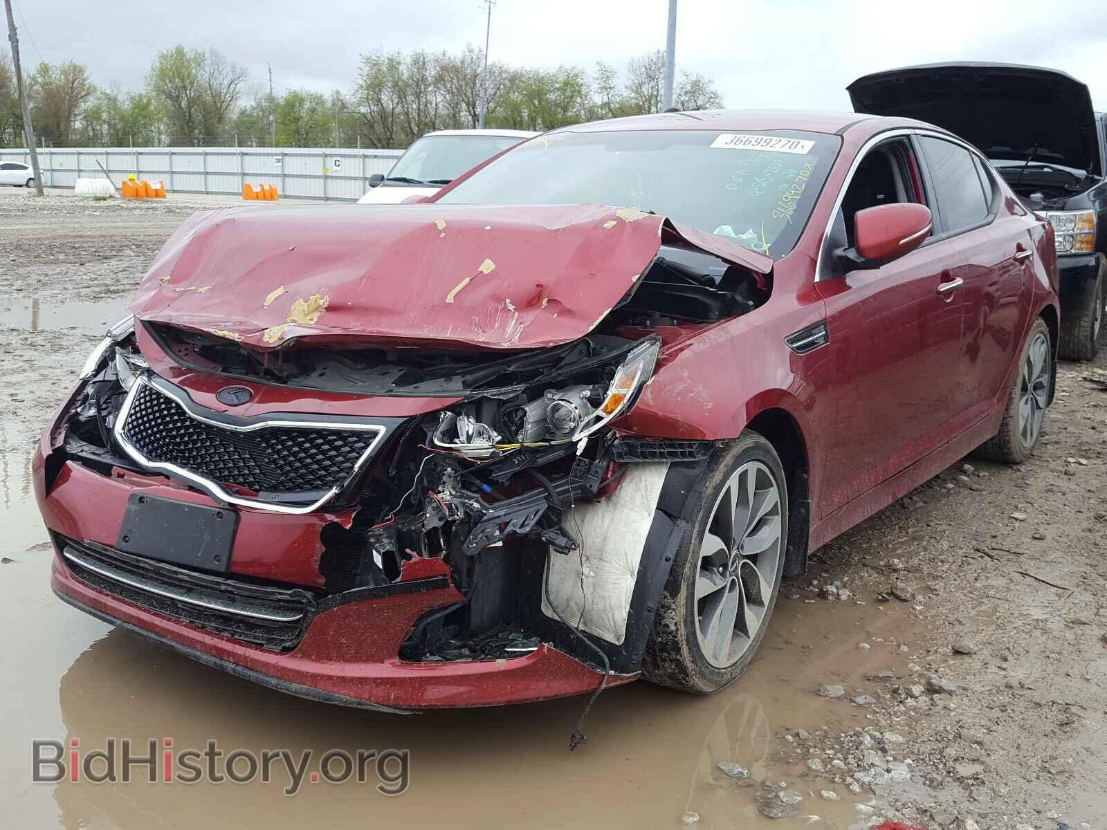 2015 KIA OPTIMA - VIN: 5XXGR4A70FG432974 - Фото 2