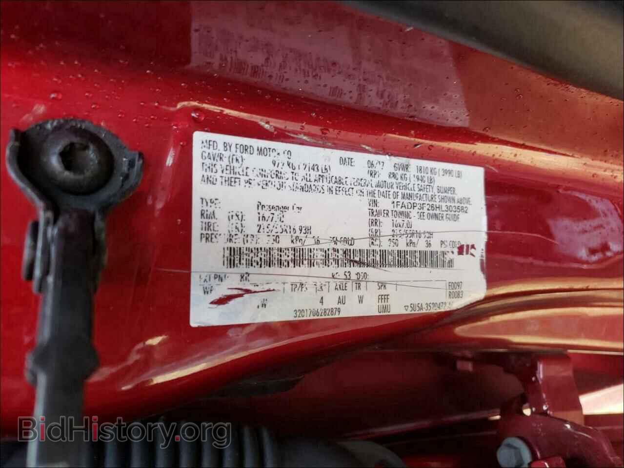 2017 FORD FOCUS - VIN: 1FADP3F26HL303582 - Фото 10
