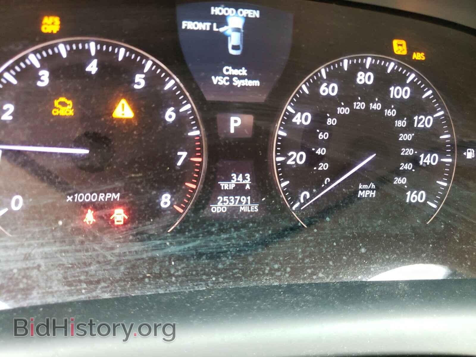 2007 LEXUS LS460 - VIN: JTHBL46F175043468 - Фото 8