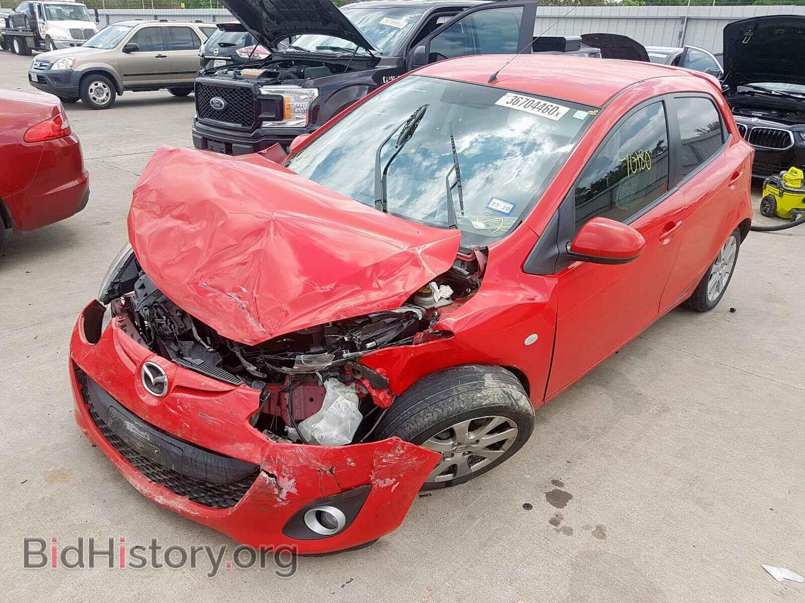 2011 MAZDA 2 - VIN: JM1DE1HY8B0106993 - Фото 2
