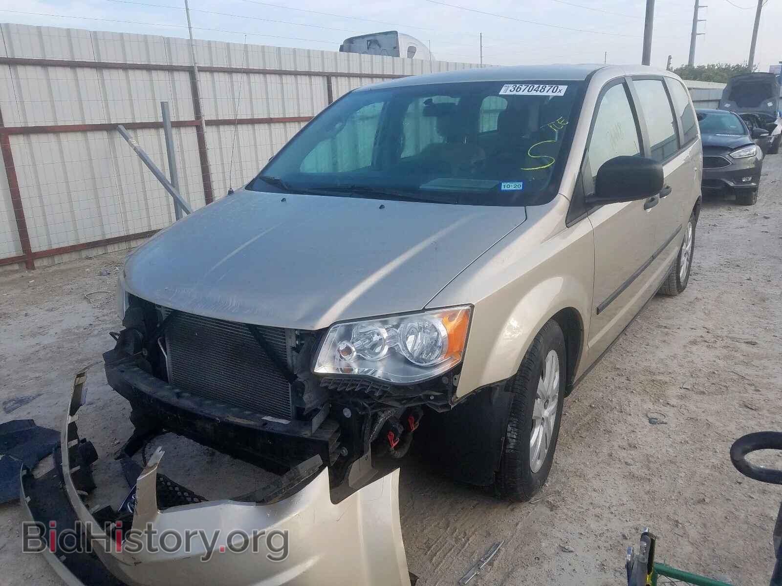 2014 DODGE CARAVAN - VIN: 2C4RDGBG0ER129383 - Фото 2