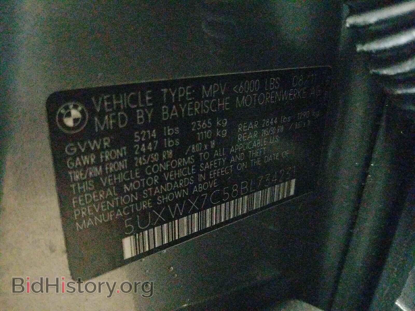 2011 BMW X3 - VIN: 5UXWX7C58BL734231 - Фото 10