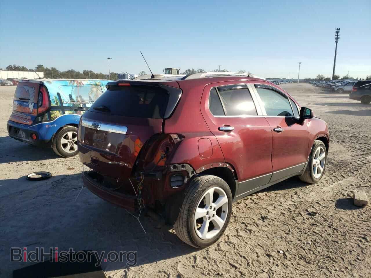 2016 CHEVROLET TRAX - VIN: 3GNCJMSB8GL164357 - Фото 3