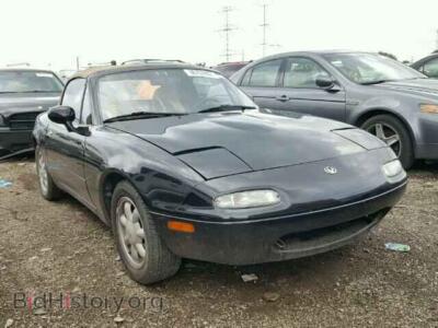 1993 Mazda MIATA MX-5 Miata, черный — VIN JM1NA3519P1420060, Copart