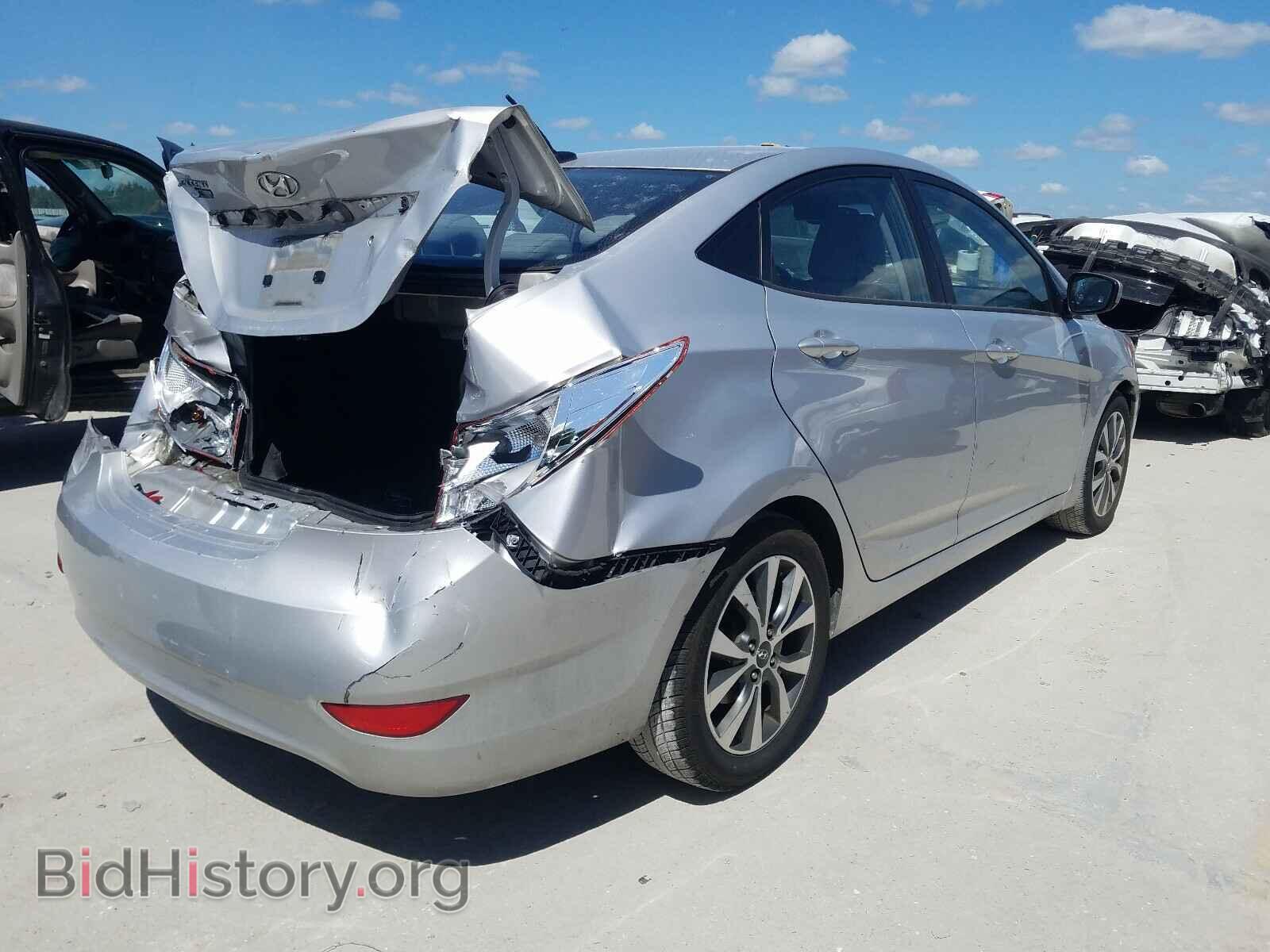 2016 HYUNDAI ACCENT - VIN: KMHCU4AE6GU050063 - Фото 4
