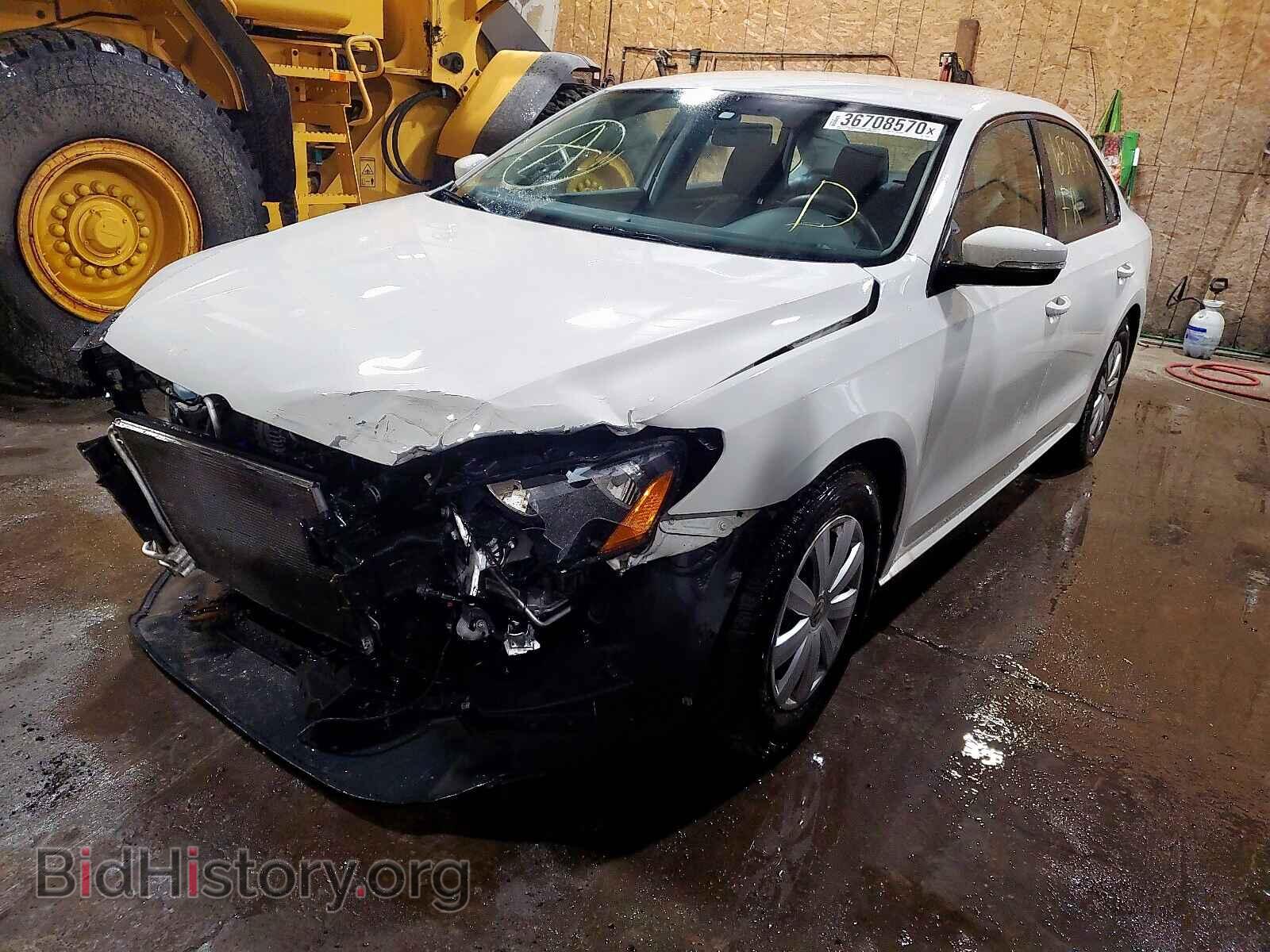 2013 VOLKSWAGEN PASSAT - VIN: 1VWAP7A39DC112783 - Фото 2