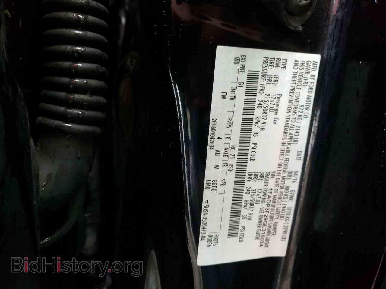 2016 FORD FOCUS - VIN: 1FADP3F29GL316034 - Photo 10