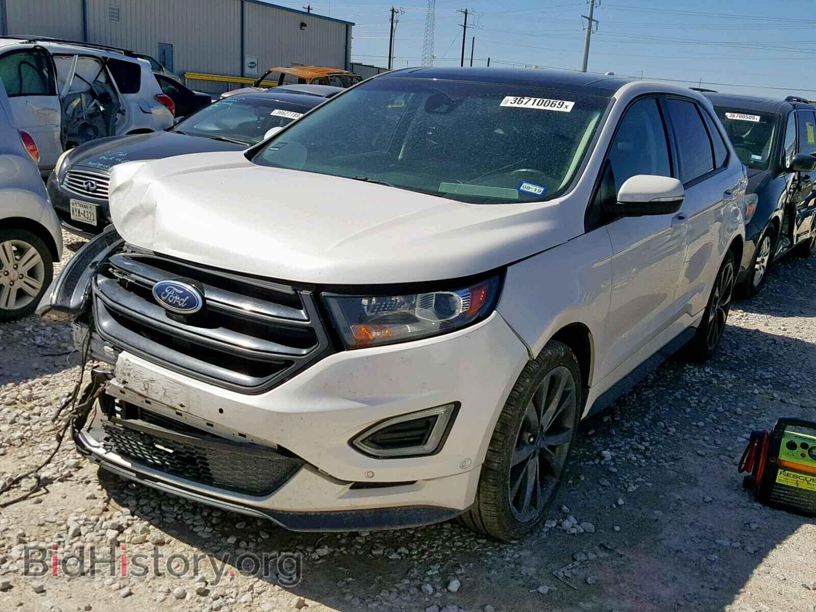 2015 FORD EDGE - VIN: 2FMPK4AP4FBB77293 - Фото 2