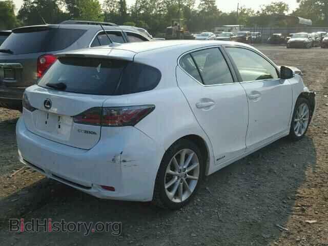 2011 LEXUS CT 200 - VIN: JTHKD5BH6B2017095 - Фото 4