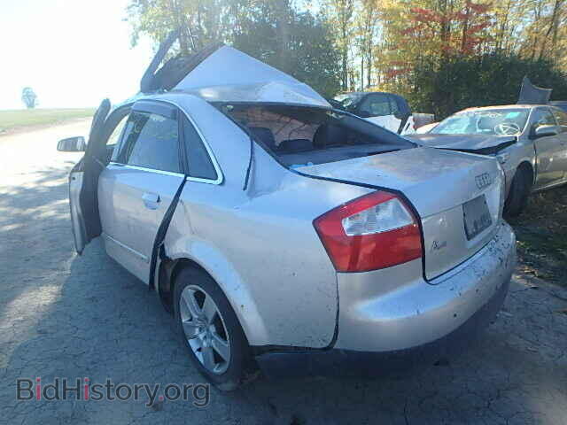 2002 AUDI A4 - VIN: WAULT68E12A187153 - Фото 3