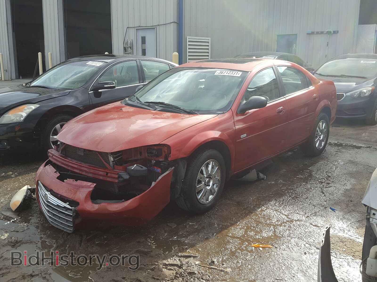 2006 CHRYSLER SEBRING - VIN: 1C3EL46X36N237140 - Фото 2
