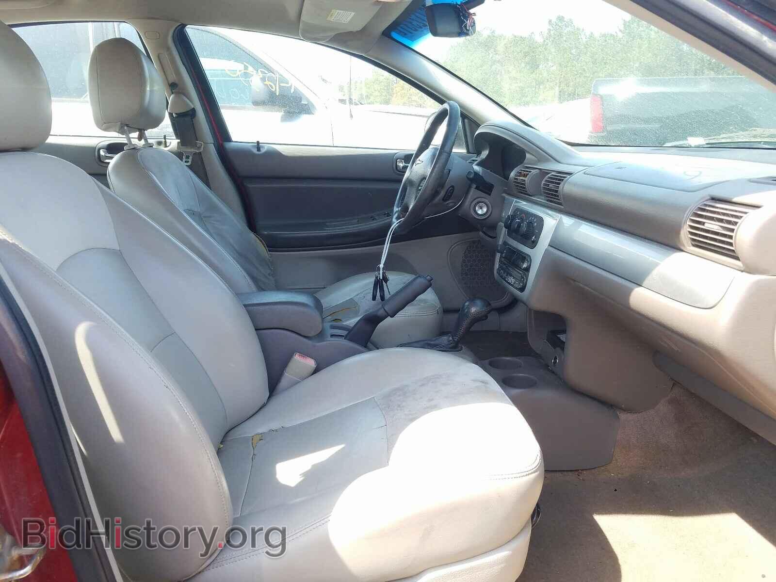 2006 CHRYSLER SEBRING - VIN: 1C3EL46X36N237140 - Фото 5
