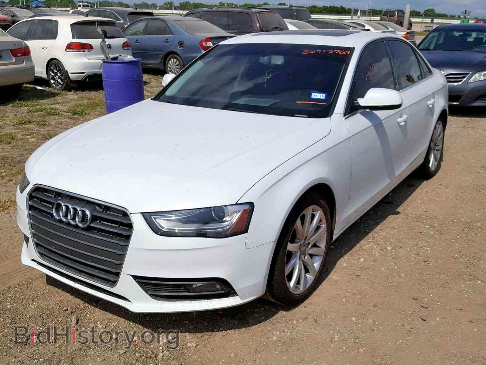 2013 AUDI A4 - VIN: WAUEFAFLXDN018183 - Фото 2